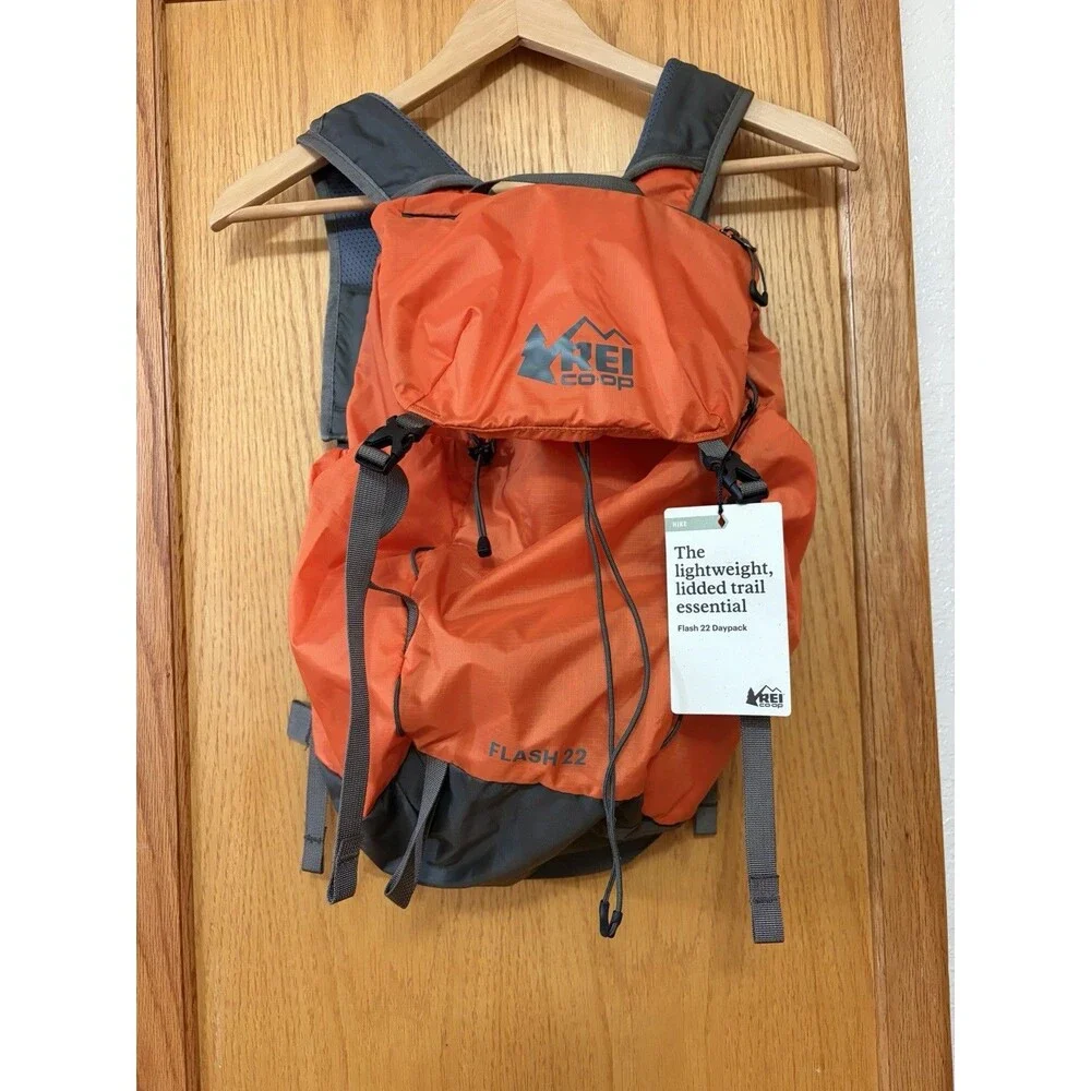 REI Co-Op Flash 22 Lightweight Backpack Day Pack Hiking Orange